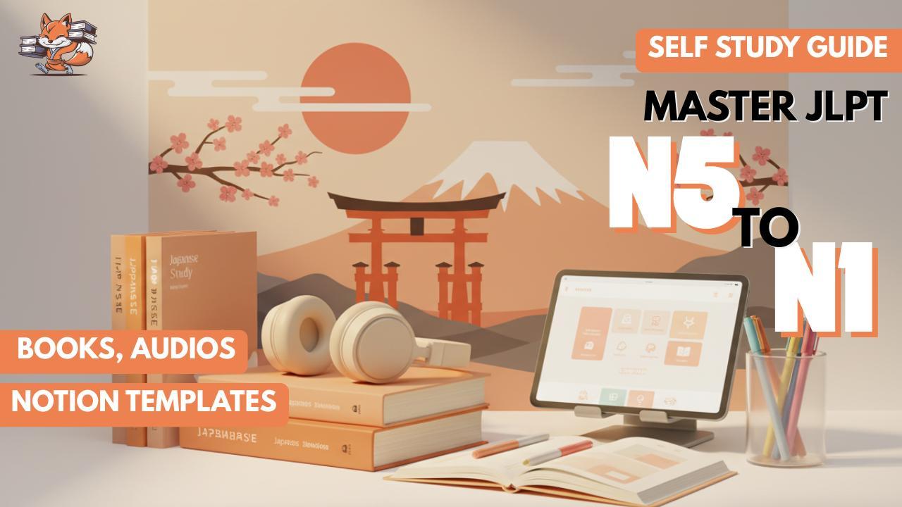 [JLPT N5-N1] A Complete Self-Study Guide